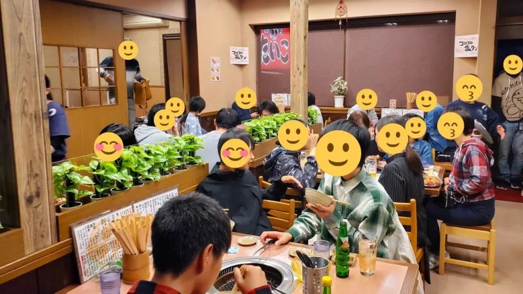 焼肉たいこ　総社　外観　メニュー　焼肉　内装　店内　様子