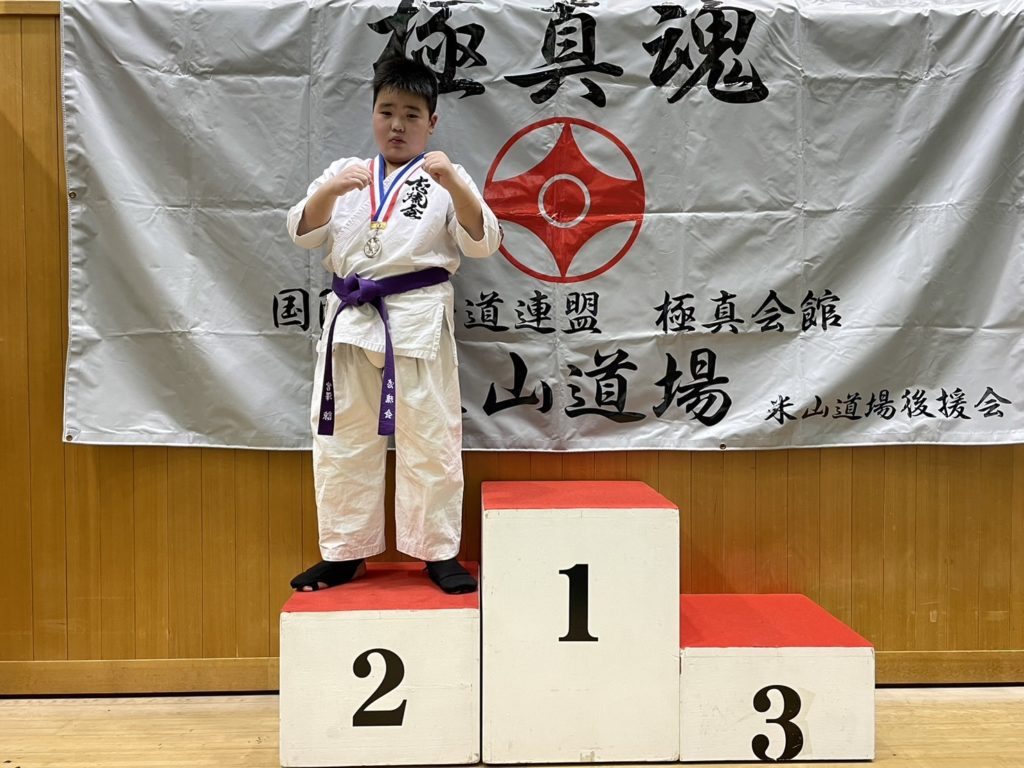 小学4年生男子32kg以上中級　準優勝　宮澤諒選手