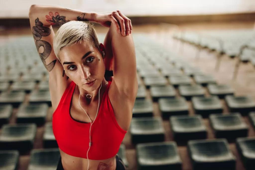 隙間時間の女性