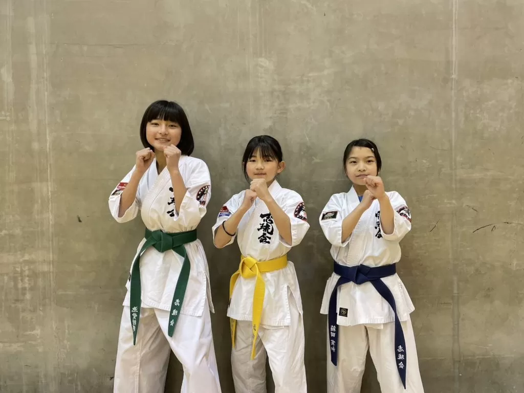 池堂柑那選手、金光由津波選手、箱田実和選手