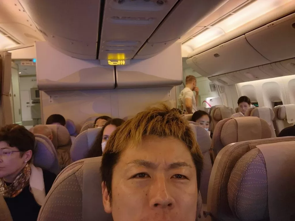 関西国際空港　搭乗