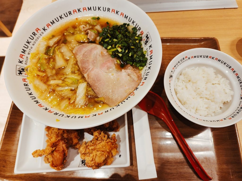 関西国際空港　料理　ラーメン