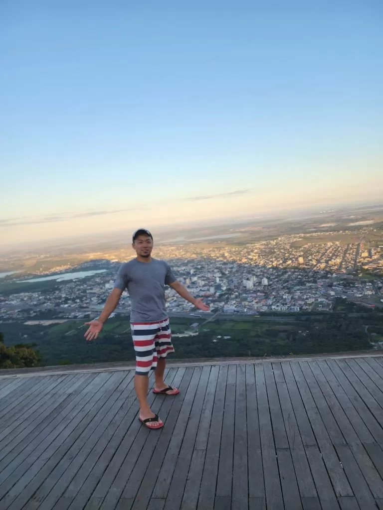 ポルトアレグレ　ブラジル　景色　記念撮影