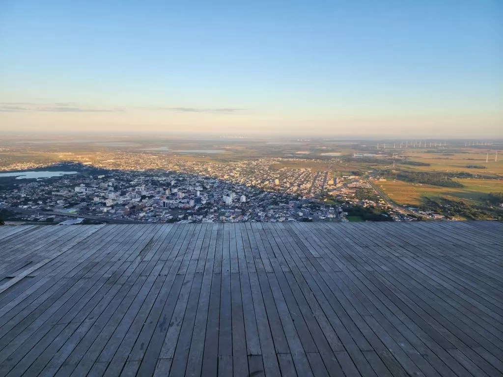 ポルトアレグレ　ブラジル　景色　記念撮影