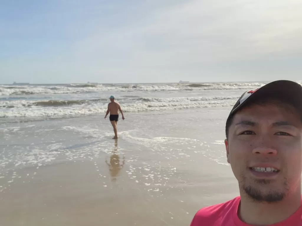 ポルトアレグレ　ブラジル　景色　記念撮影