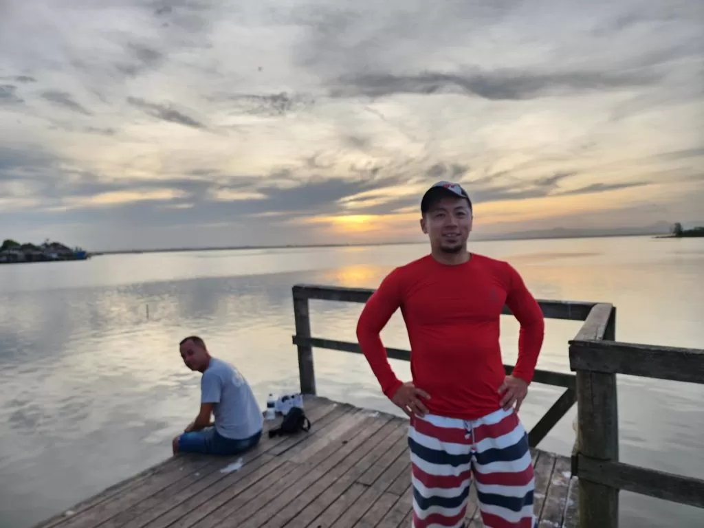 ポルトアレグレ　ブラジル　景色　記念撮影