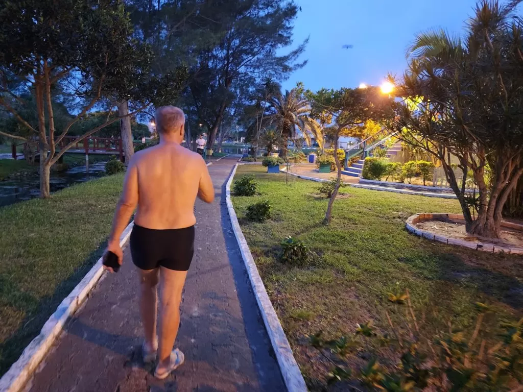 ポルトアレグレ　ブラジル　景色　記念撮影