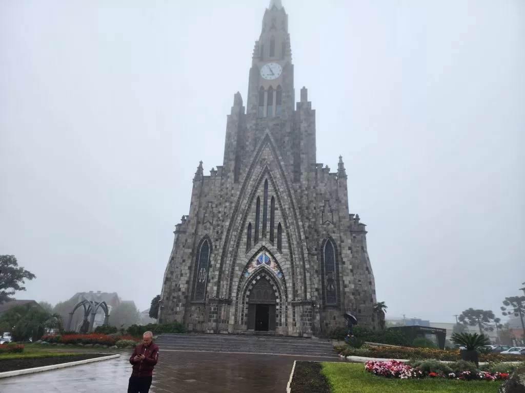 ポルトアレグレ　ブラジル　景色　記念撮影