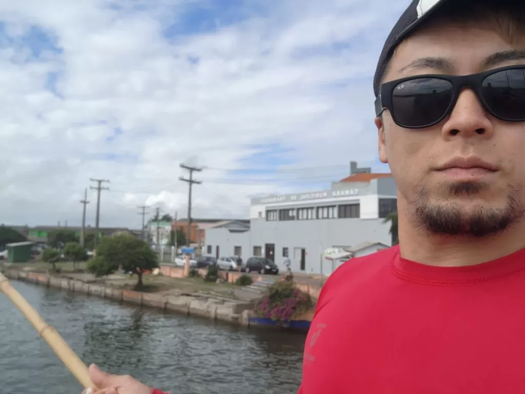 ポルトアレグレ　ブラジル　景色　記念撮影