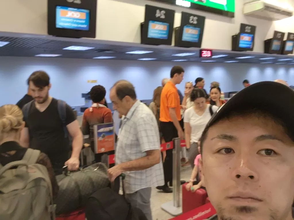 ポルトアレグレ　ブラジル　景色　記念撮影