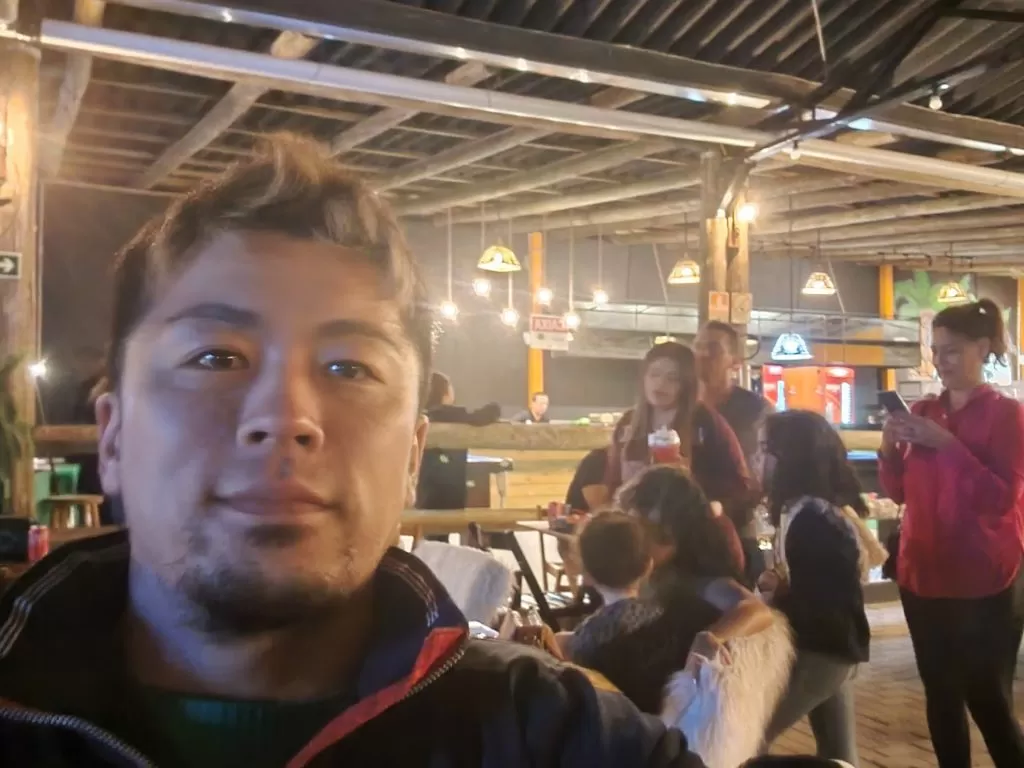 ポルトアレグレ　ブラジル　景色　記念撮影