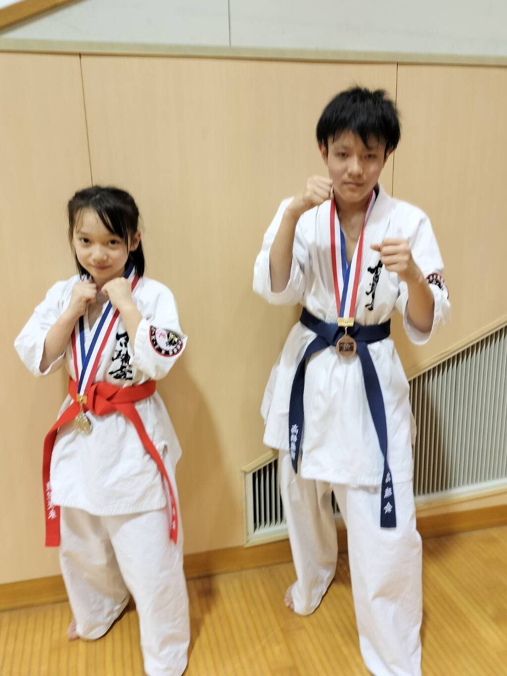 小学3年生女子初級　準優勝　渡辺咲来選手中学生男子初級　第3位　高橋飛耀選手