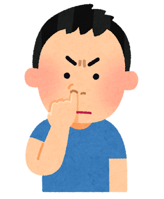 ハナホジると鼻の穴デカくなるよ