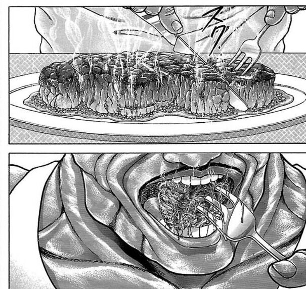 しっかり食べることもトレーンング出典「バキ」板垣恵介