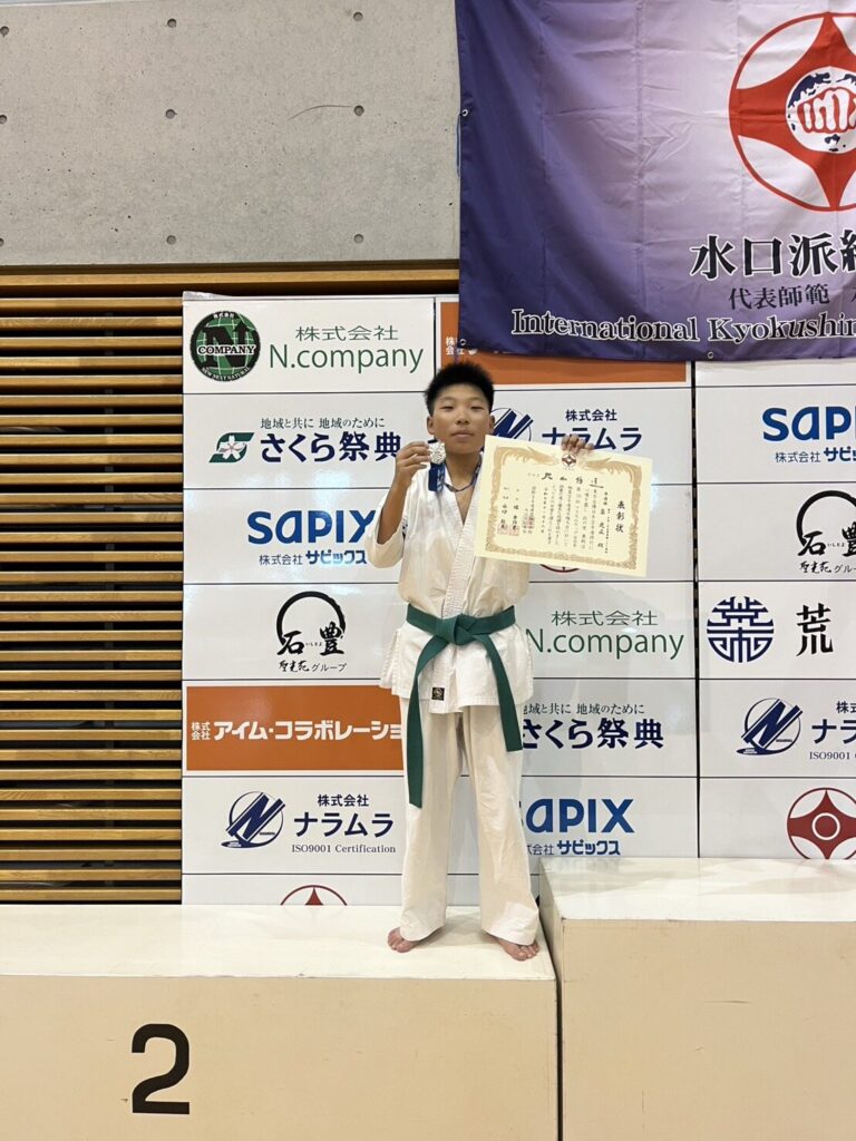 中学1年生男子+50kgJAC選抜 準優勝 畠虎正選手