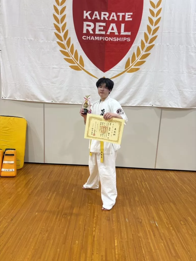 選抜クラス中学2・3年男子57kg以上の部 優勝 武田陸斗選手